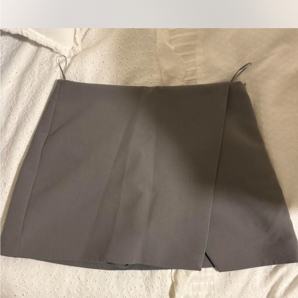 Zara Gray Mini Skort